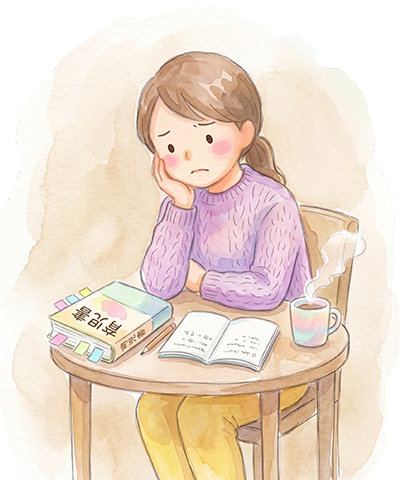 こだわりを持つ子どものイラスト